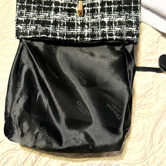 RARE DUNNE LONDON BLACK AND WHITE BAG - Picture 7 of 8